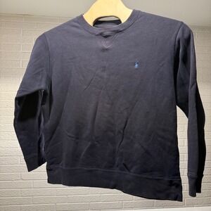 Polo Ralph Lauren Navy Blue Crewneck Sweatshirt Long Sleeve Embroidered Pony